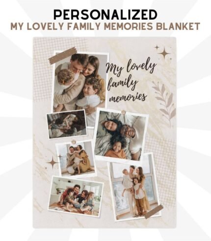 My Lovely Family Memories Photo Blanket