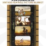 Vintage Photo Collage Blanket