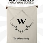 Personalized Family Name Blanket
