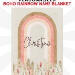 Boho Name Blanket