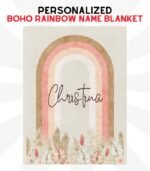 Boho Name Blanket