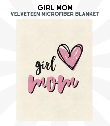 Beige Girl Mom Blanket