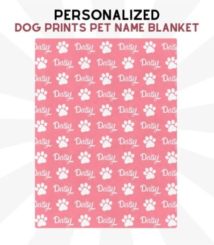 Dog Name Blanket