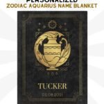 Personalized Aquarius Blanket