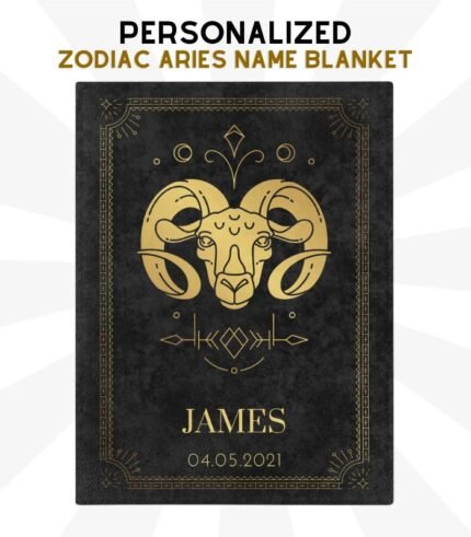 Personalized Aries Blanket