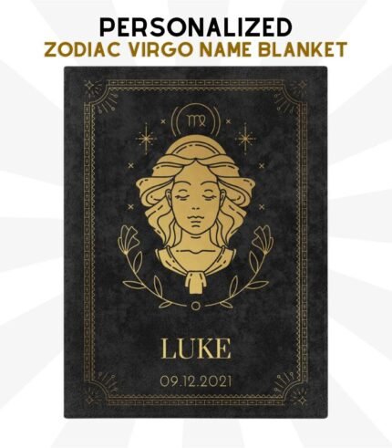 Personalized Virgo Blanket