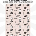 Cool Kids Blanket - Baby Name Blanket