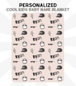 Cool Kids Blanket - Baby Name Blanket