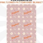 Flower Pattern Baby Blanket