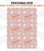 Flower Pattern Baby Blanket