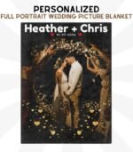 Personalized Wedding Photo Blanket