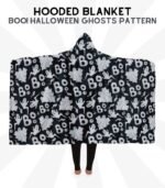 Halloween Ghosts Hoodie Blanket