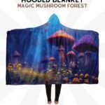 Magic Mushroom Hoodie Blanket