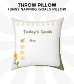 Funny Napping Goals Pillow