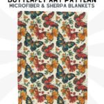 Beautiful Butterfly Pattern Blanket