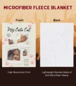 Microfiber Fleece Cat Blanket